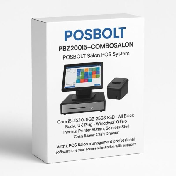 POSBOLT Salon POS system combo with Software PBZ200I5 - Image 2