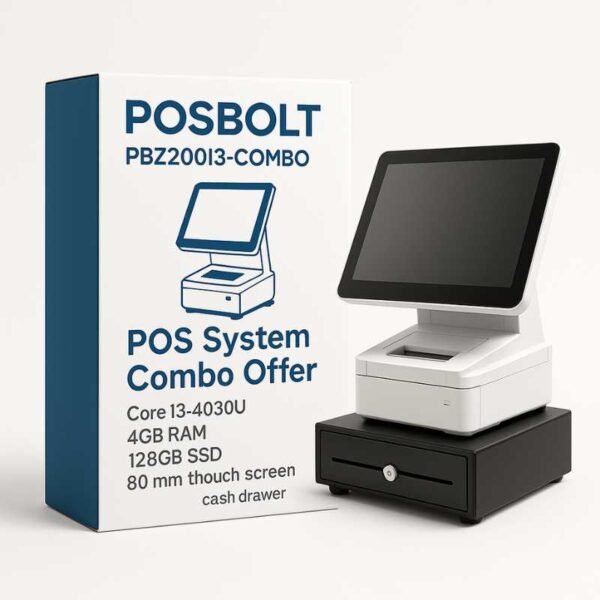 POSBOLT touch screen POS system combo PBZ200I3 - Image 2