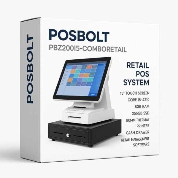 POSBOLT Retail POS system combo with Software PBZ200I5 - Image 2