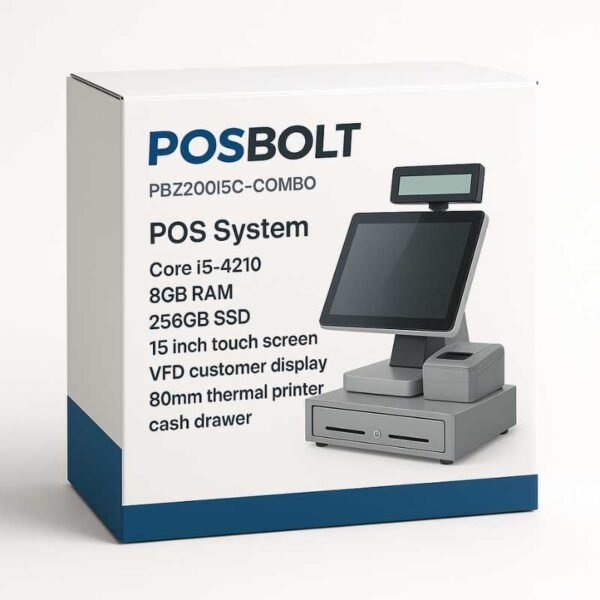 POSBOLT touch screen POS system combo PBZ200I5C