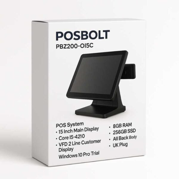 POSBOLT Touch Screen POS System- PBZ200-OI5C - Image 2