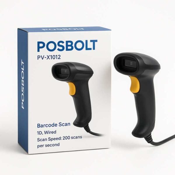 POSBOLT Barcode scanner  1D wired- PV-X1012 - Image 3