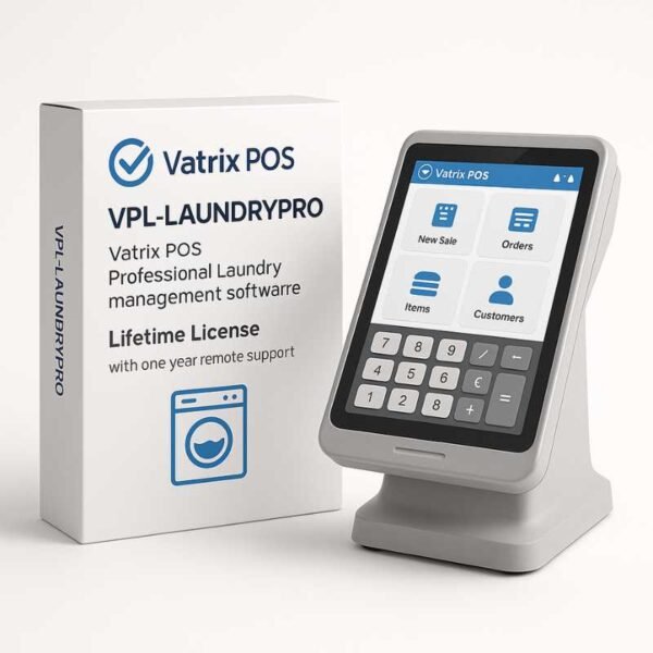 Vatrix POS Professional Laundry management software Lifetime License