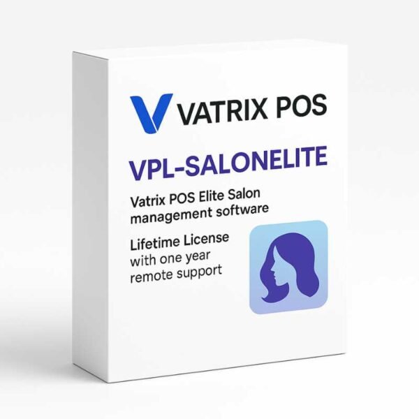 Vatrix POS Elite Salon management software Lifetime License