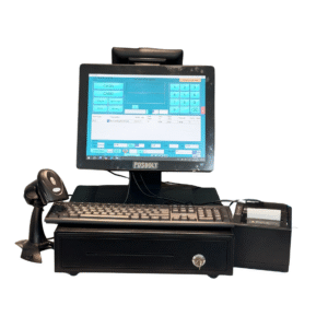 POSBOLT Retail POS System ( Core I3 , 4GB RAM, 128GB SSD, 15-inch touch Display)